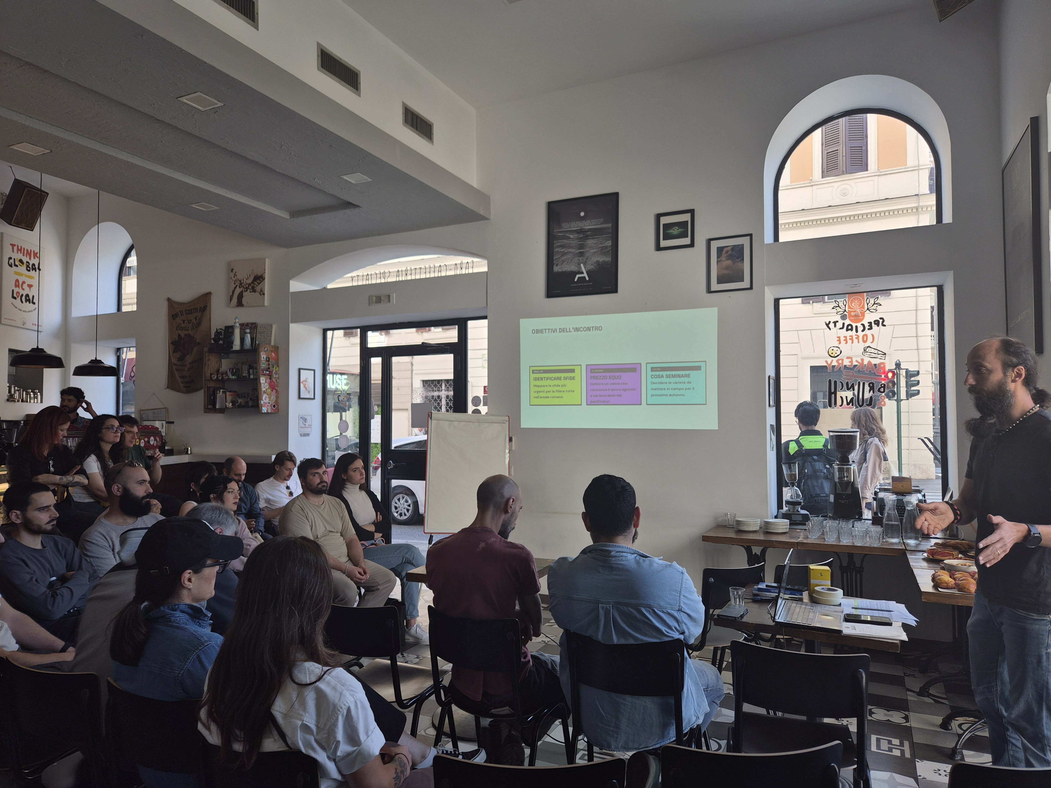 CREA AA and FIRAB workshop with bakers in Rome